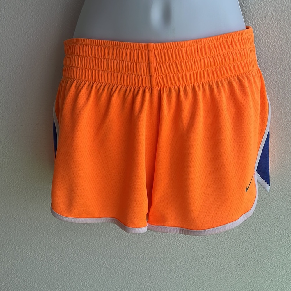 Nike DriFIT Dash Running Shorts/Liner Micro Mini Orange Activewear Women’s Med